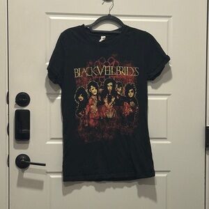 Black Veil Brides Women's Black Short Sleeve Graphic Tee